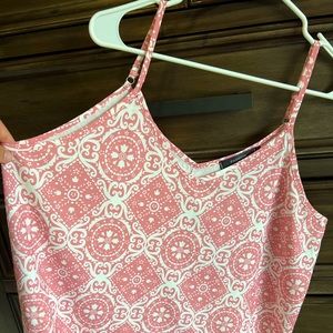 Pink Bohemian Print Tank Top XL NWOT